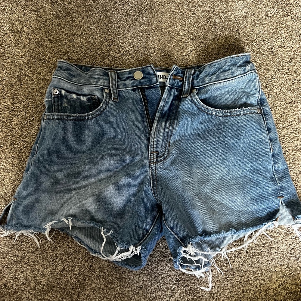 Blue Denim Women's Shorts